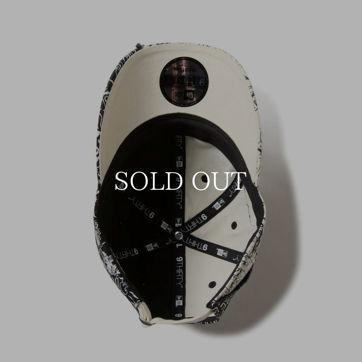 画像6: NEW ERA  9THIRTY TARO OKAMOTO 岡本太郎 バイザー ブラック/クロームホワイト (6)