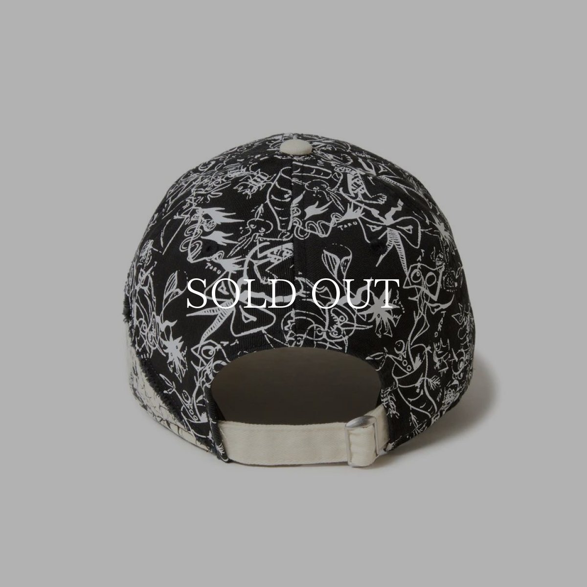 画像5: NEW ERA  9THIRTY TARO OKAMOTO 岡本太郎 バイザー ブラック/クロームホワイト (5)