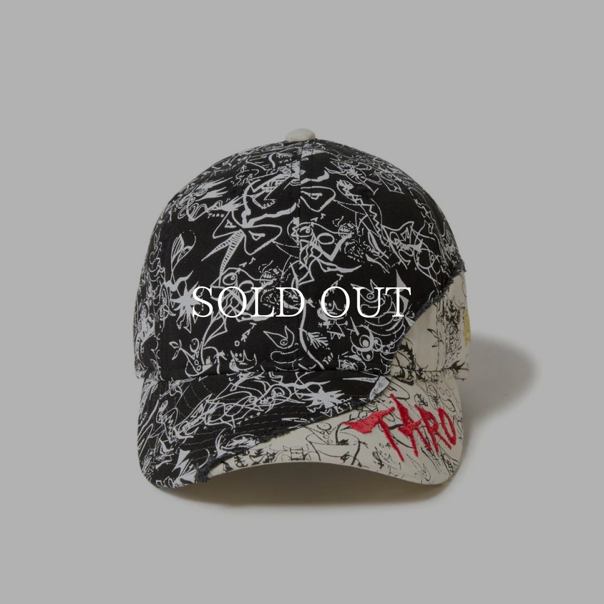 画像3: NEW ERA  9THIRTY TARO OKAMOTO 岡本太郎 バイザー ブラック/クロームホワイト (3)