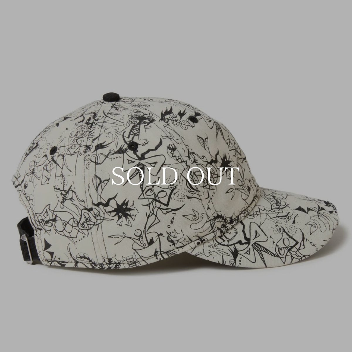 画像4: NEW ERA  9THIRTY TARO OKAMOTO 岡本太郎 バイザー クロームホワイト/ブラック (4)