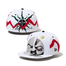 画像1: NEW ERA  59FIFTY TARO OKAMOTO 岡本太郎 太陽 ホワイト (1)