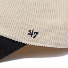 画像9: '47  47 クリーンナップ ニューヨーク・ヤンキース 2-Tone Corduroy コーデュロイ ナチュラル ベースランナー ブラックバイザー (9)