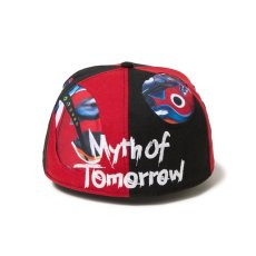 画像4: NEW ERA  59FIFTY TARO OKAMOTO 岡本太郎 明日の神話 ブラック/スカーレット (4)