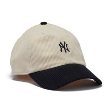 画像3: '47  47 クリーンナップ ニューヨーク・ヤンキース 2-Tone Corduroy コーデュロイ ナチュラル ベースランナー ブラックバイザー (3)