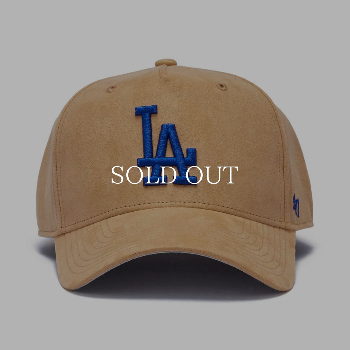 画像2: '47  47 エムブイピー DT ロサンゼルス・ドジャース Ultra Suede スエード カーキ (2)