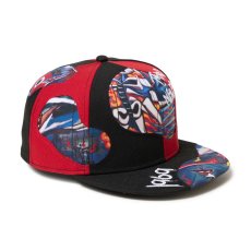 画像5: NEW ERA  59FIFTY TARO OKAMOTO 岡本太郎 明日の神話 ブラック/スカーレット (5)