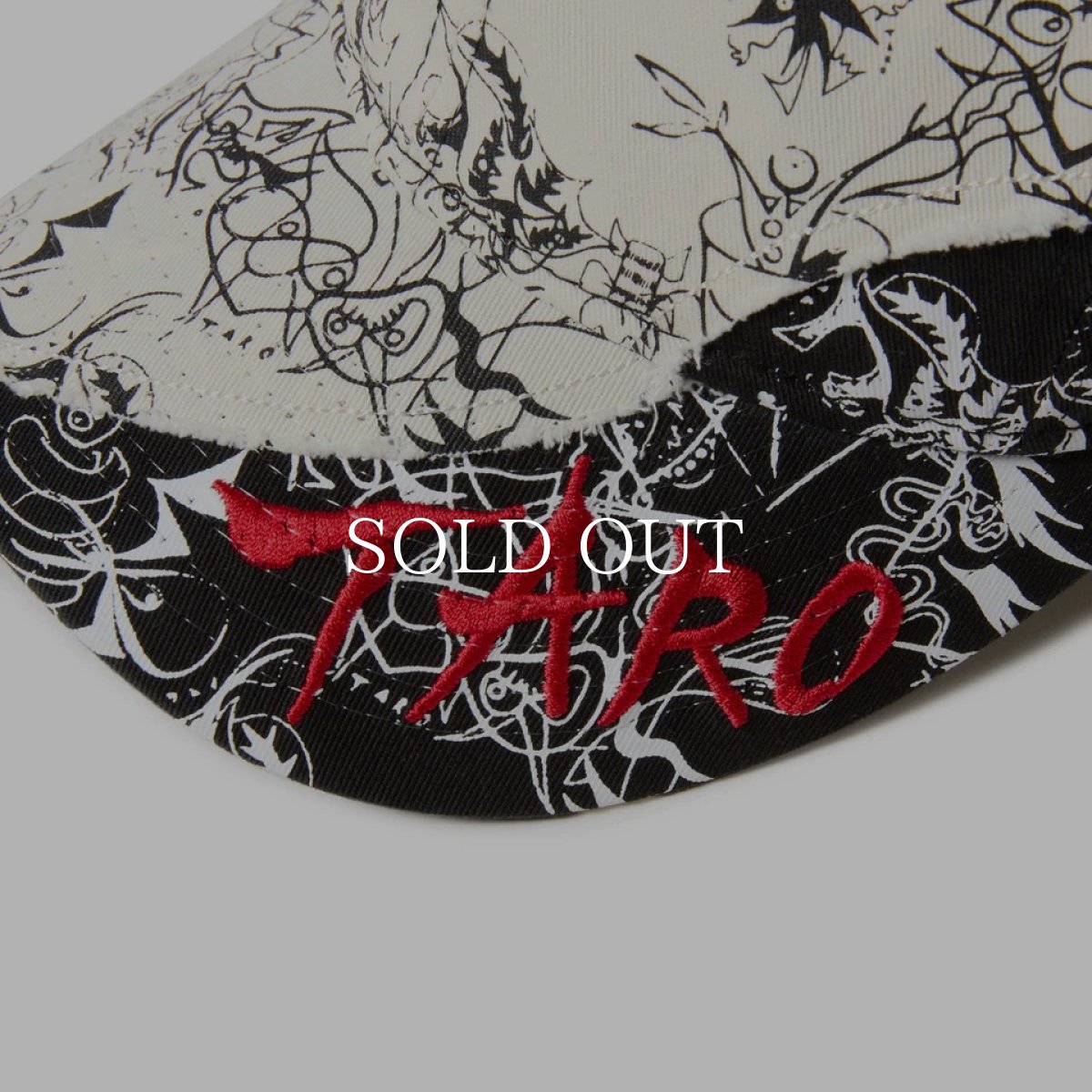 画像7: NEW ERA  9THIRTY TARO OKAMOTO 岡本太郎 バイザー クロームホワイト/ブラック (7)