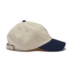 画像7: '47  47 クリーンナップ ニューヨーク・ヤンキース 2-Tone Corduroy コーデュロイ ナチュラル ベースランナー ネイビーバイザー (7)