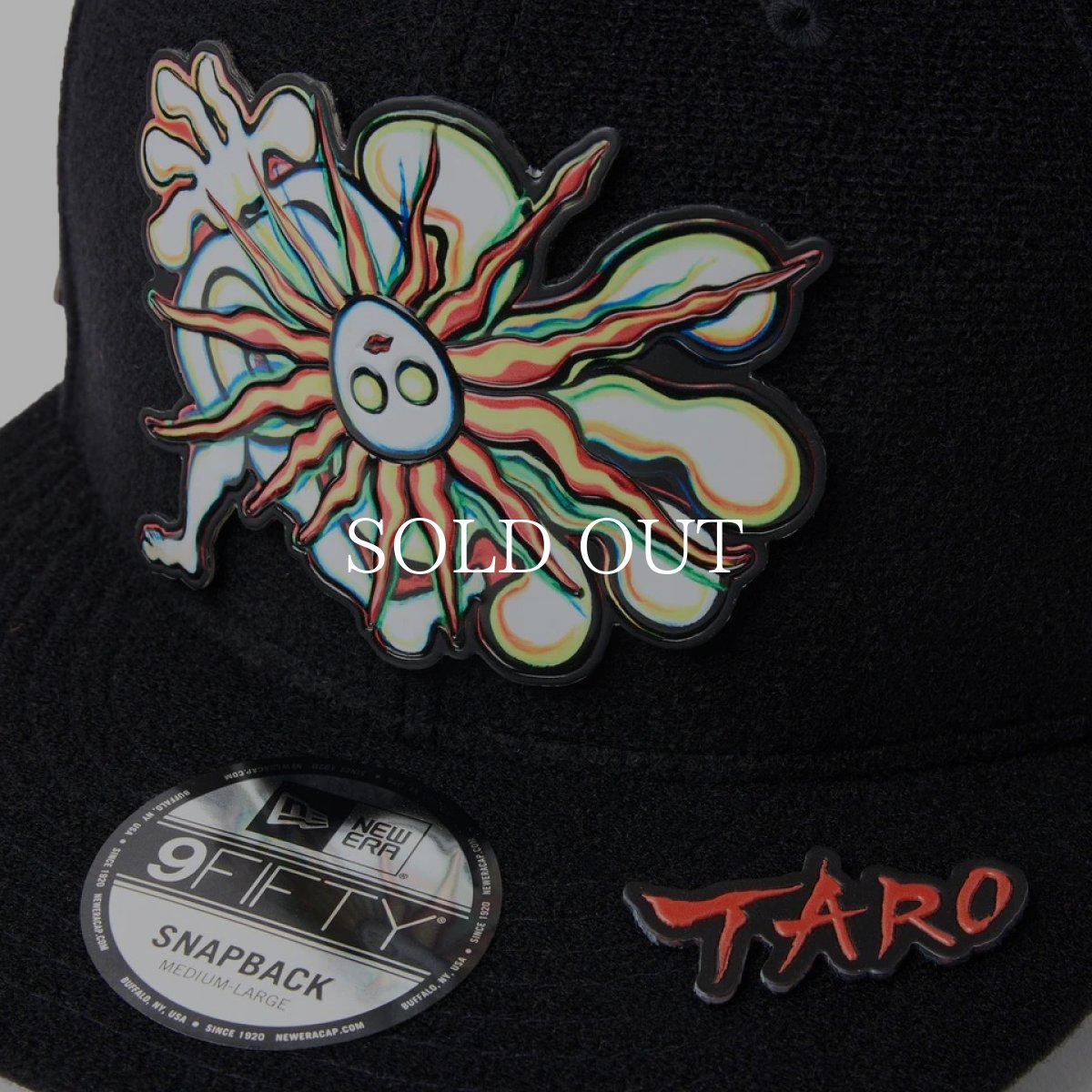 画像4: NEW ERA  9FIFTY TARO OKAMOTO 岡本太郎 パッチ ブラック (4)