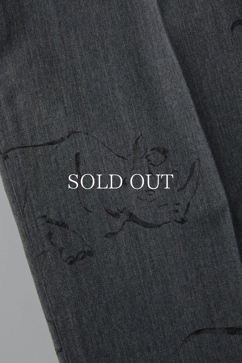 画像5: OLD JOE   ORIGINAL PRINTED EASY TROUSER (Animal Drawing) (5)