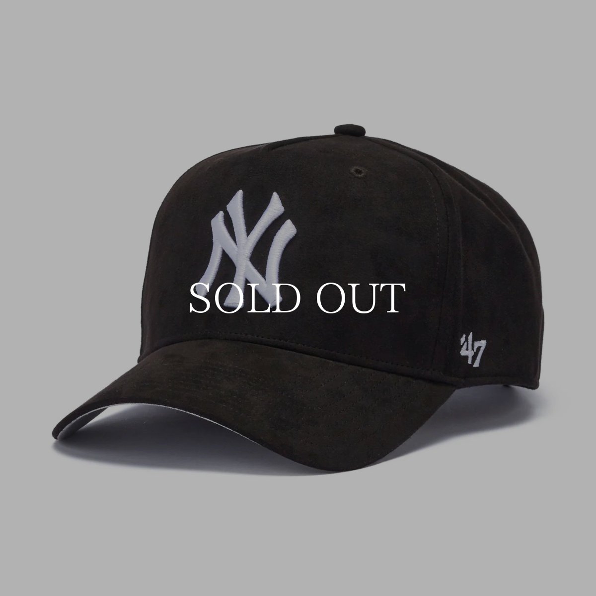 画像1: '47  47 エムブイピー DT ニューヨーク・ヤンキース Ultra Suede スエード ブラック (1)