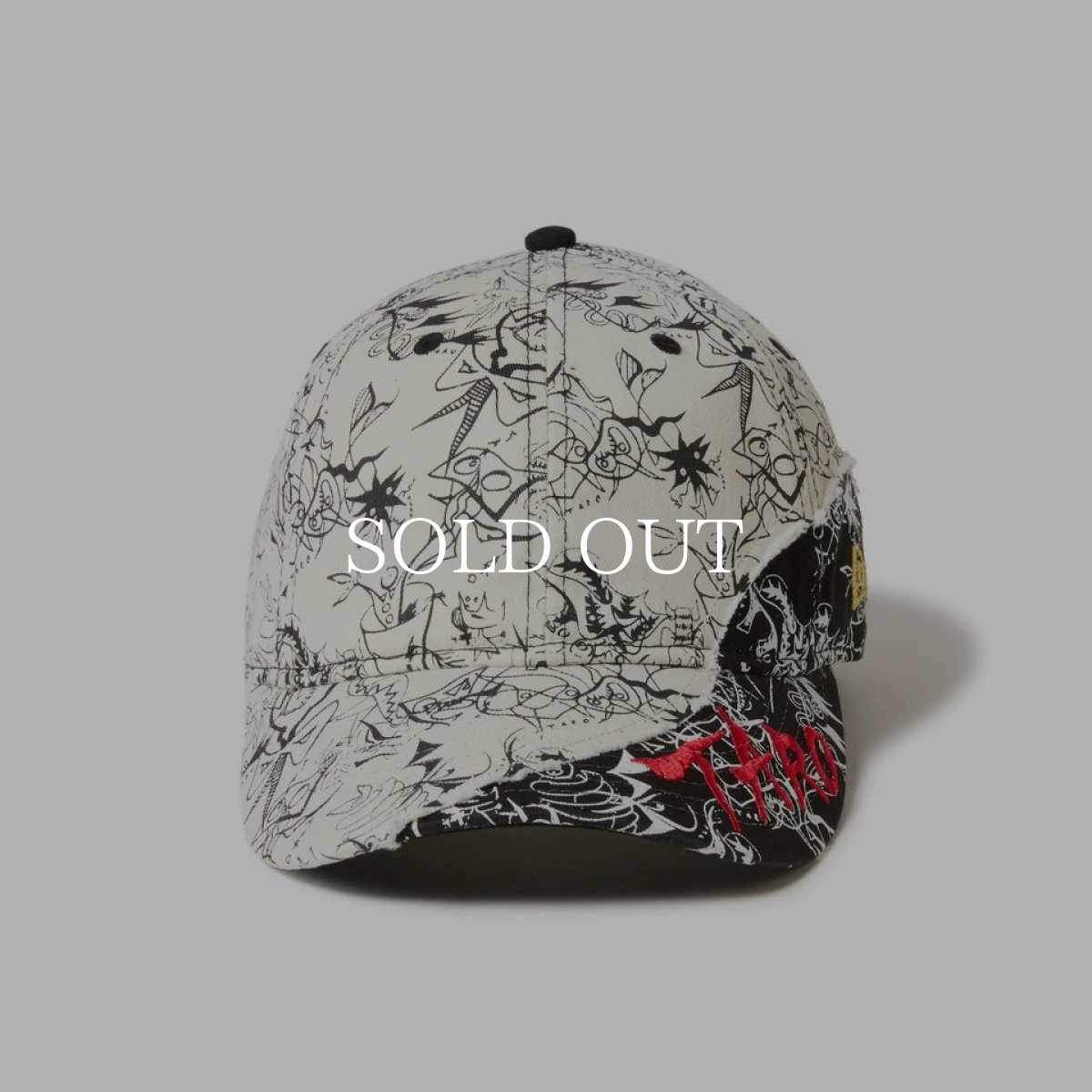 画像3: NEW ERA  9THIRTY TARO OKAMOTO 岡本太郎 バイザー クロームホワイト/ブラック (3)