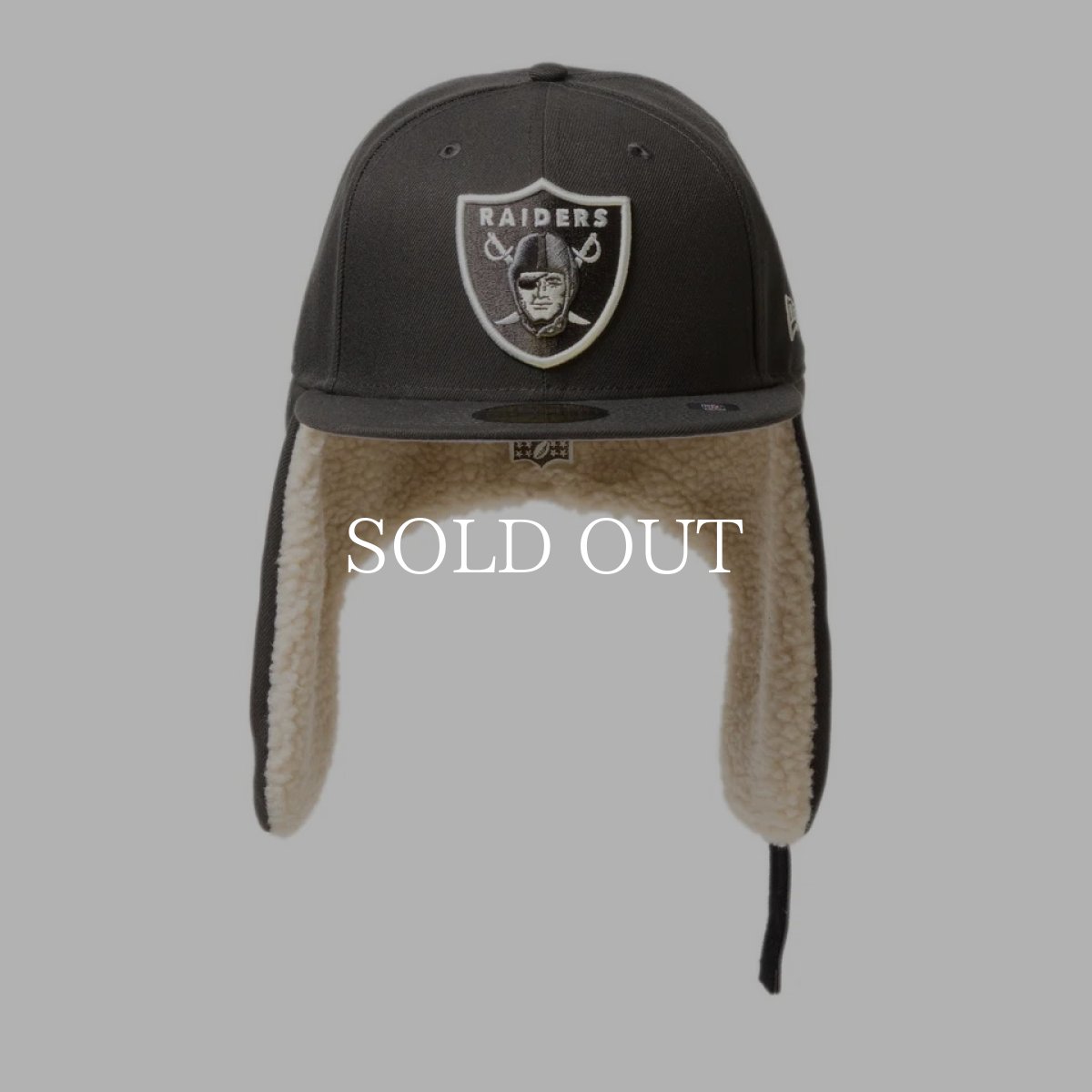 画像8: NEW ERA  59FIFTY Dog Ear ドッグイヤー ラスベガス・レイダース ダークピューター (8)