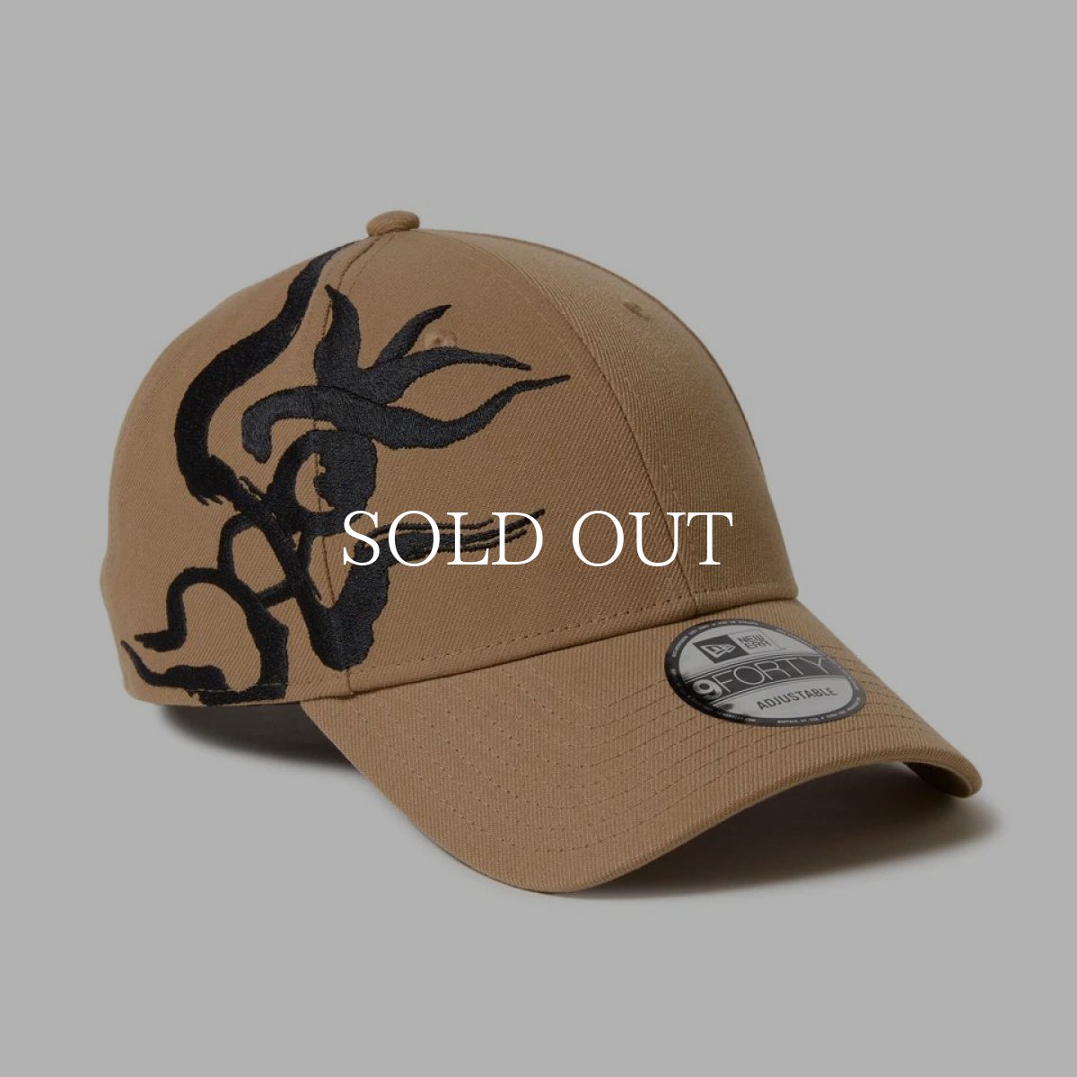 画像1: NEW ERA  9FORTY TARO OKAMOTO 岡本太郎 喜ぶ カーキ (1)