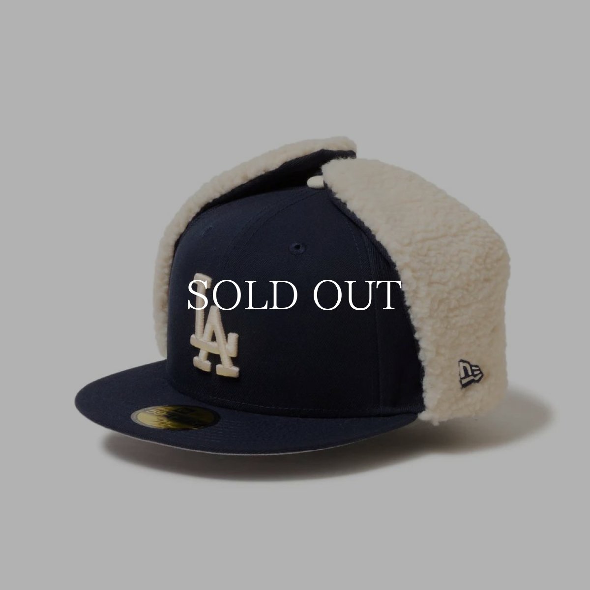 画像1: NEW ERA  59FIFTY Dog Ear ドッグイヤー ロサンゼルス・ドジャース ナイトシフトネイビー (1)