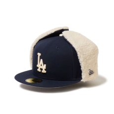 画像1: NEW ERA  59FIFTY Dog Ear ドッグイヤー ロサンゼルス・ドジャース ナイトシフトネイビー (1)