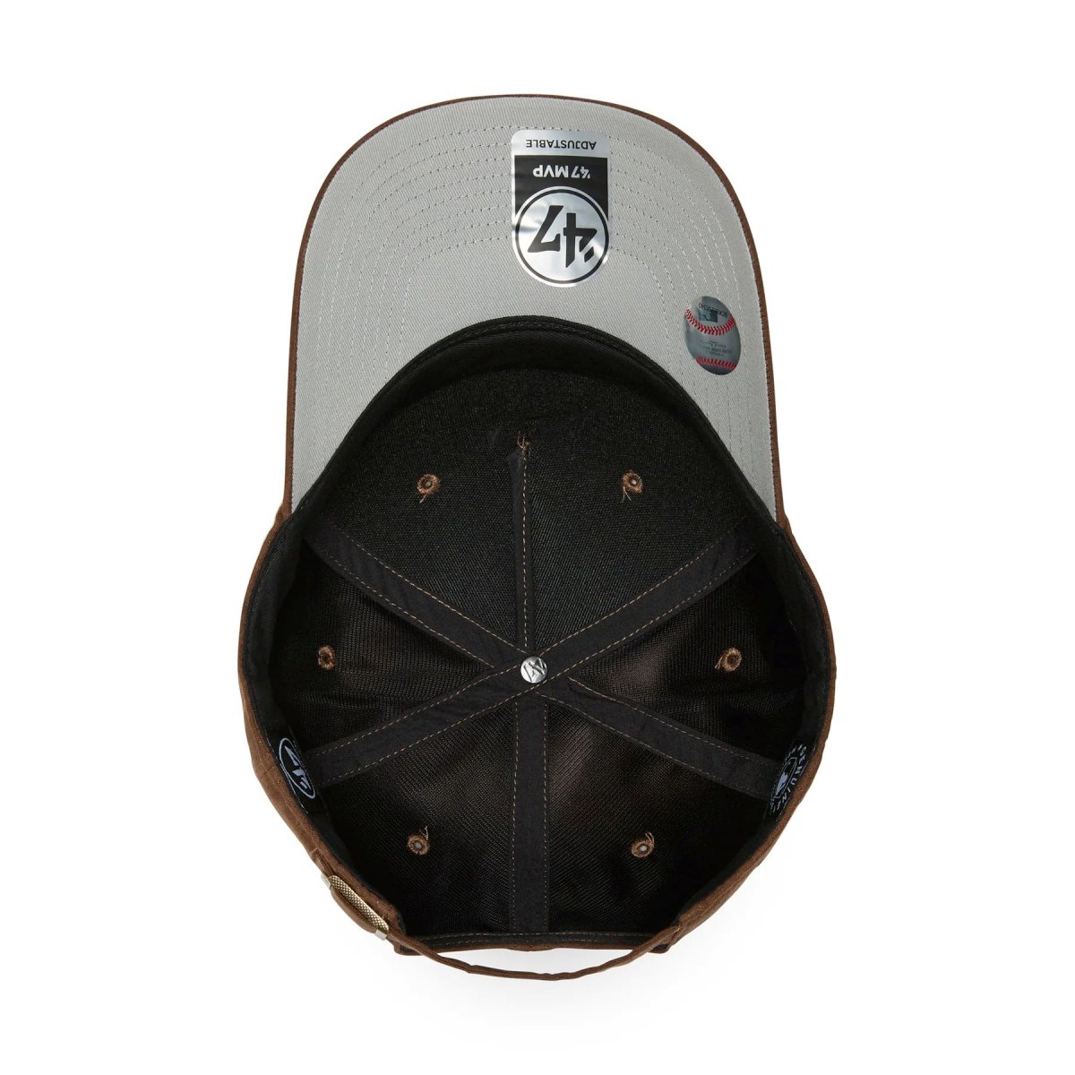 画像5: '47  47 エムブイピー DT ニューヨーク・ヤンキース Ultra Suede スエード ブラウン (5)