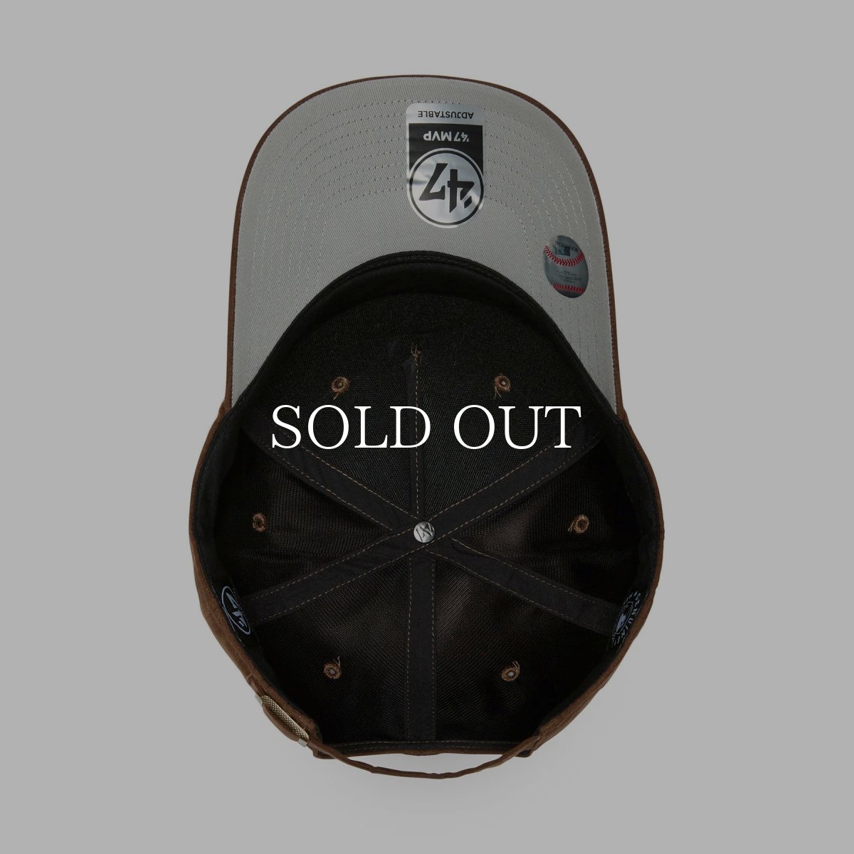 画像5: '47  47 エムブイピー DT ニューヨーク・ヤンキース Ultra Suede スエード ブラウン (5)