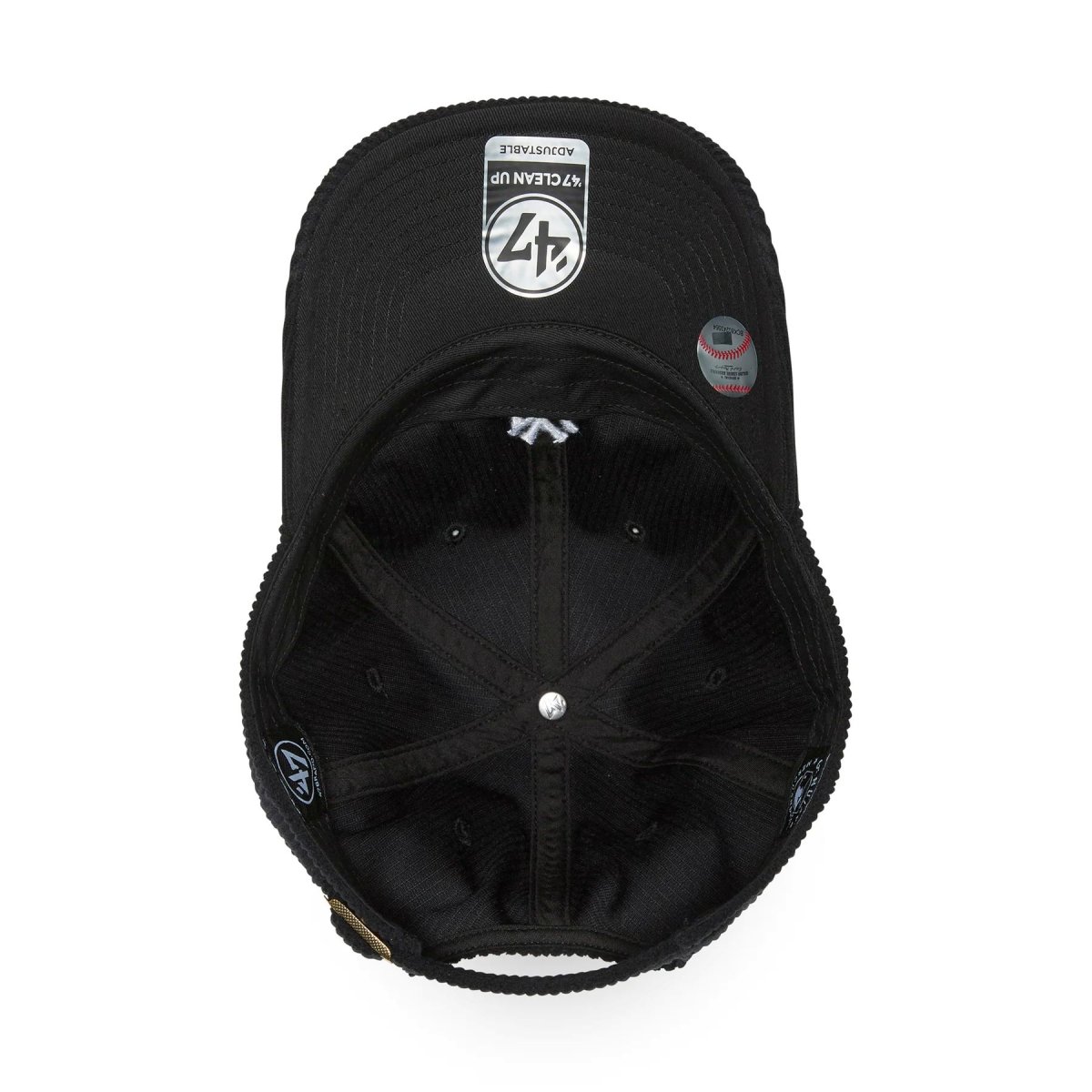 画像5: '47  47 クリーンナップ ニューヨーク・ヤンキース Corduroy コーデュロイ ブラック ベースランナー (5)