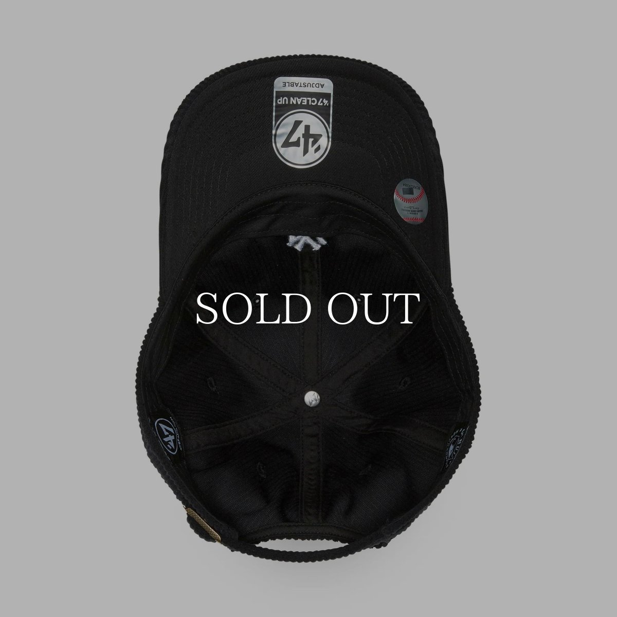 画像5: '47  47 クリーンナップ ニューヨーク・ヤンキース Corduroy コーデュロイ ブラック ベースランナー (5)