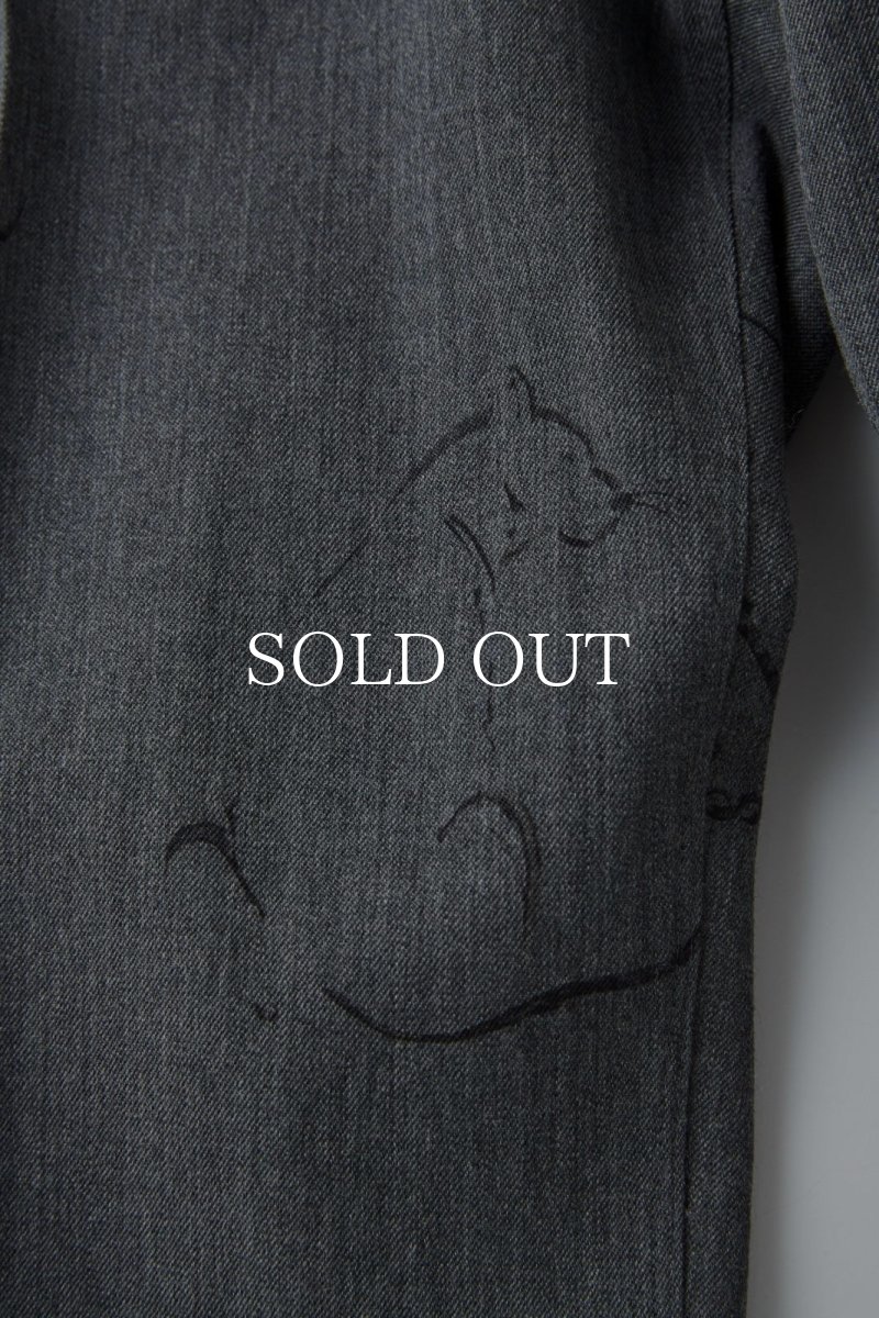 画像7: OLD JOE   ORIGINAL PRINTED EASY TROUSER (Animal Drawing) (7)