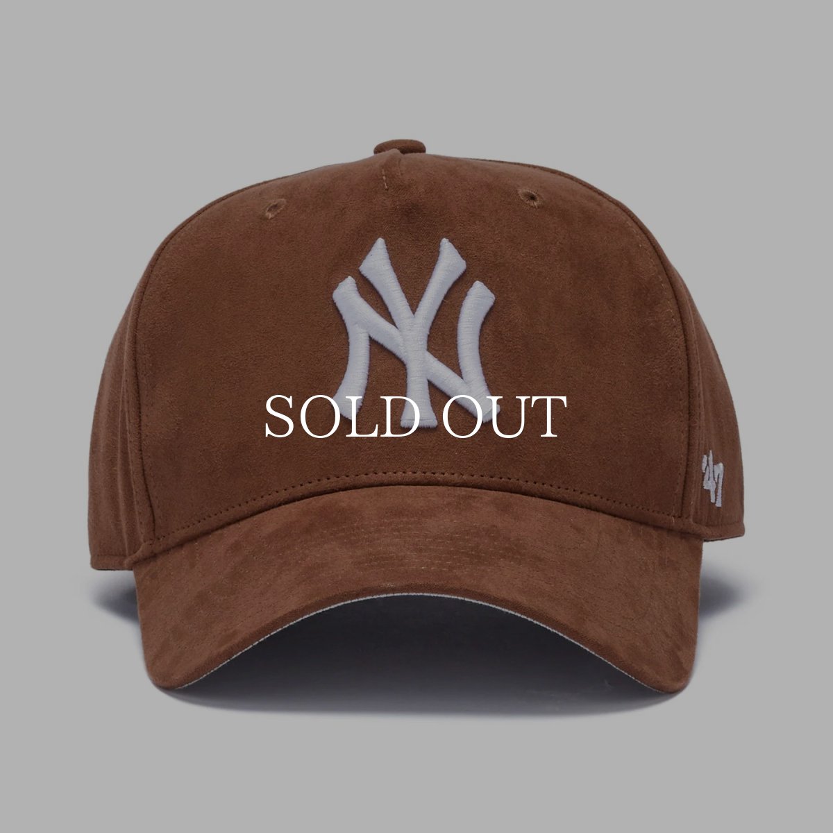 画像2: '47  47 エムブイピー DT ニューヨーク・ヤンキース Ultra Suede スエード ブラウン (2)