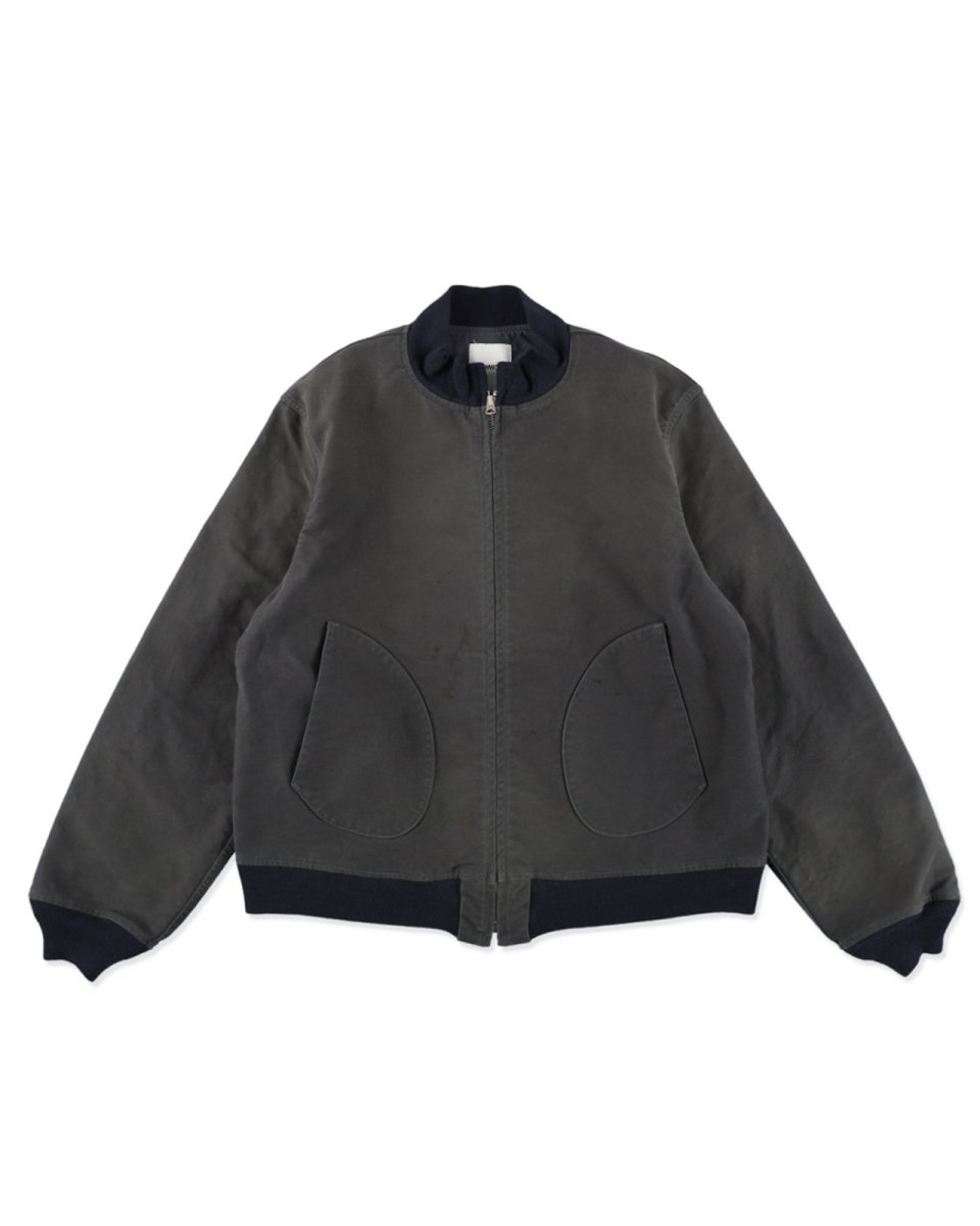 画像1: BOW WOW  USN DECK ZIP JACKET AGED (1)
