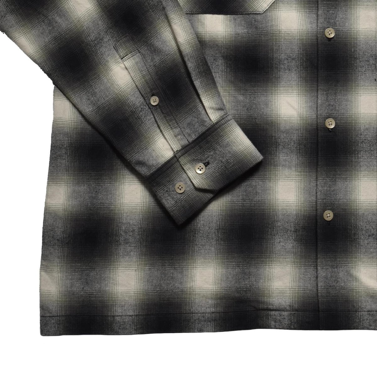 画像25: MINEDENIM  C.Flannel Ombre Open Collar SH (25)