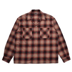 画像1: MINEDENIM  C.Flannel Ombre Open Collar SH (1)