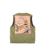 画像2: BOW WOW  REMADE USN DECK VEST SUKAJAN EMB AGED (2)
