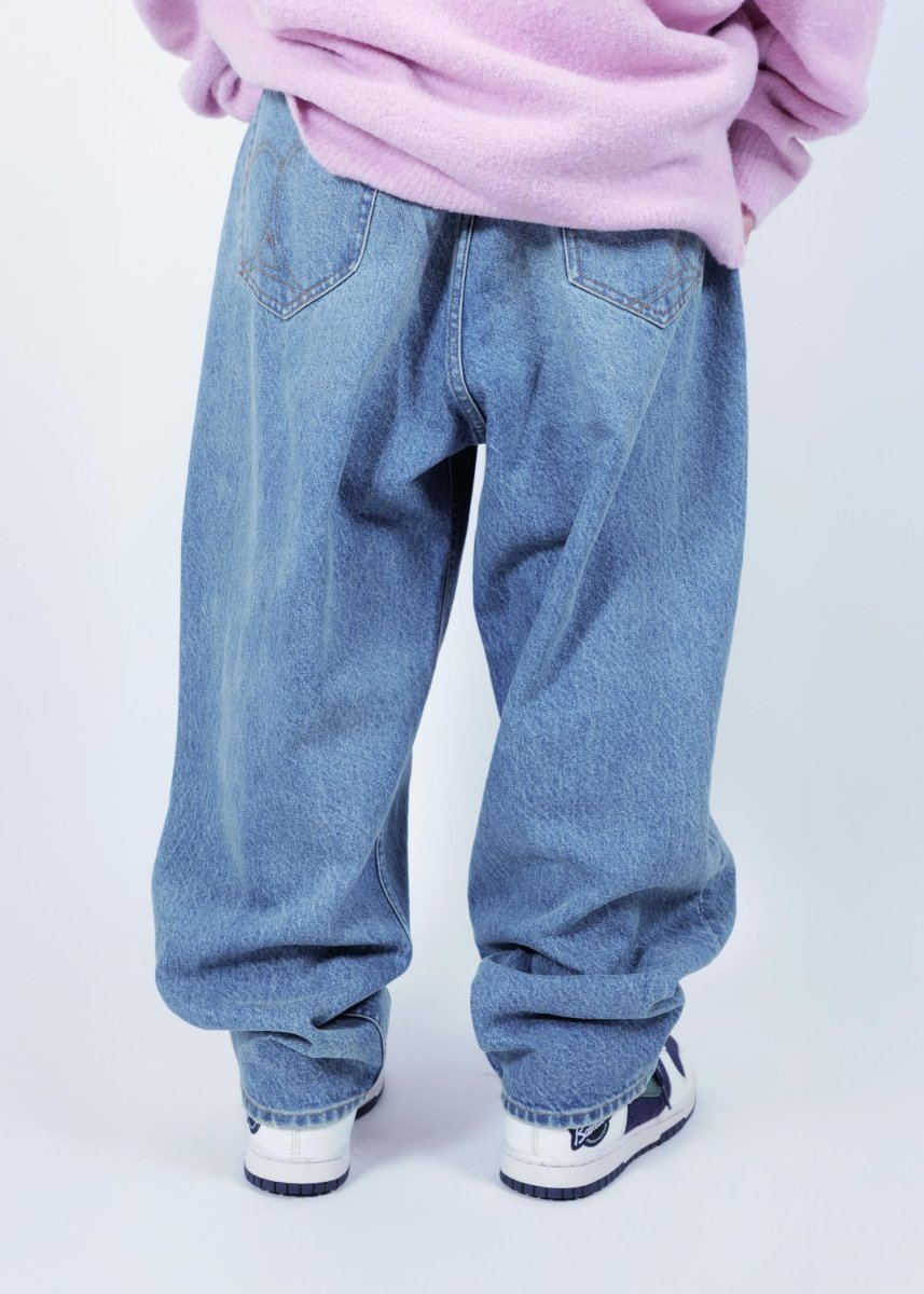 画像6: APPLEBUM  “Selena” Wide Tapered Denim Pants (Damage) (6)