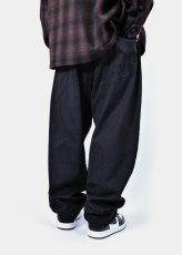画像8: APPLEBUM  “Selena” Wide Tapered Denim Pants (Black) (8)