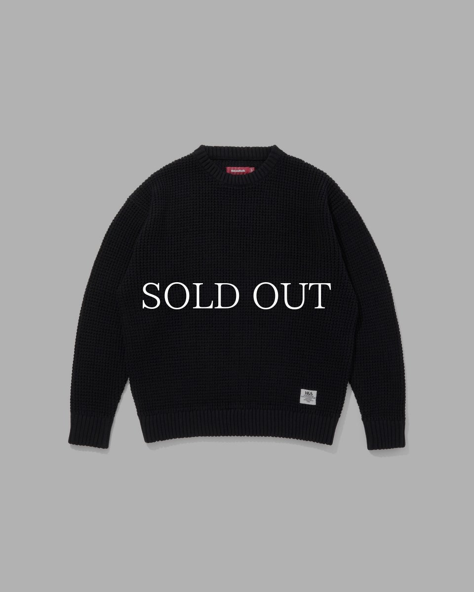 画像1: HideandSeek  Heavy Waffle Knit Sweater (1)