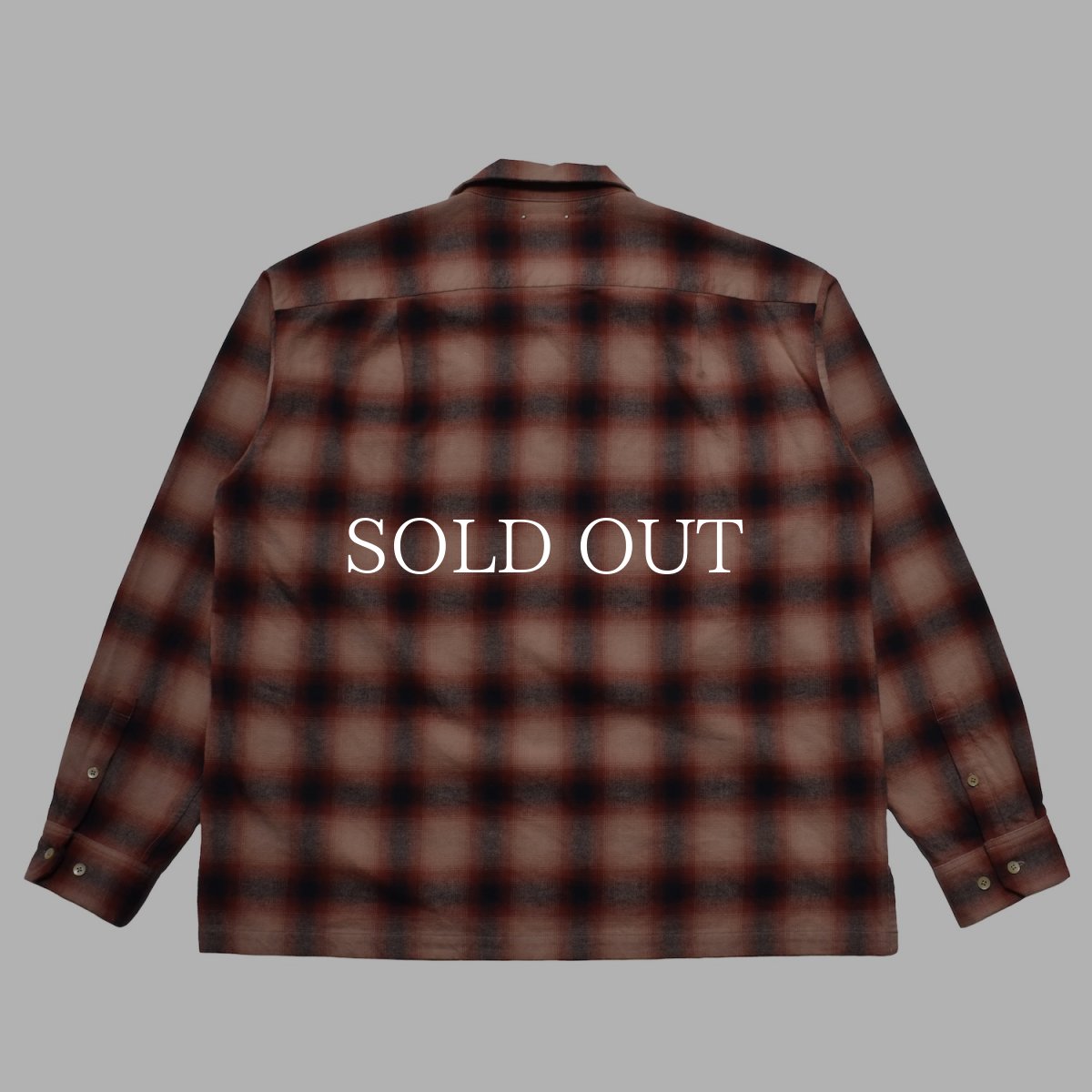 画像4: MINEDENIM  C.Flannel Ombre Open Collar SH (4)