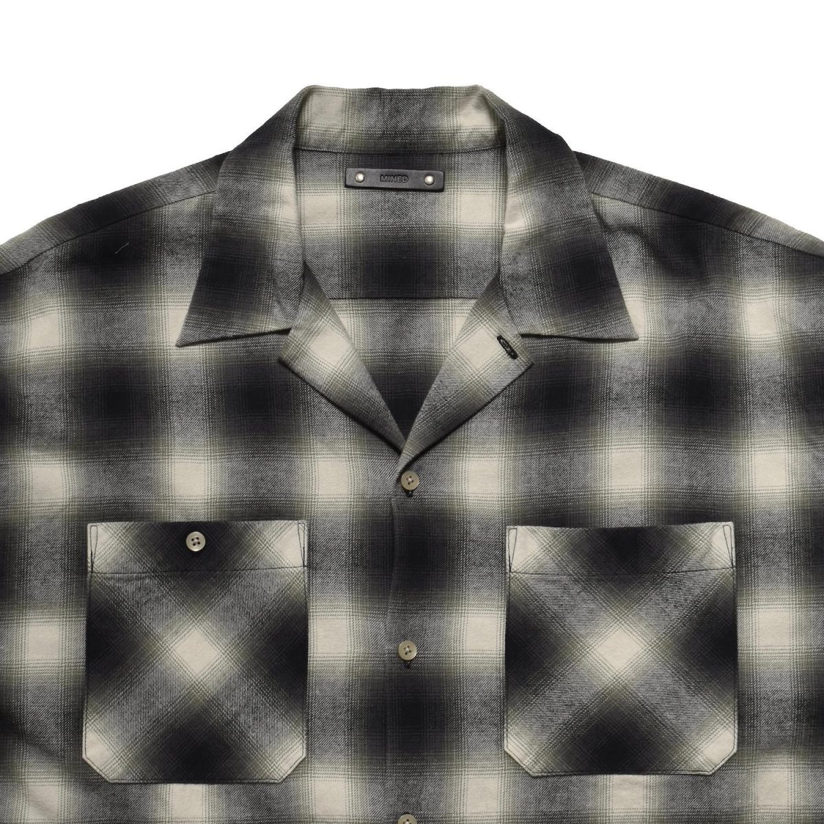 画像23: MINEDENIM  C.Flannel Ombre Open Collar SH (23)