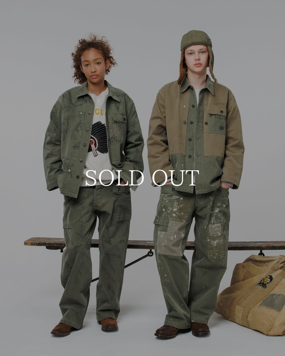 画像7: BOW WOW  USMC M44 HBT TWO-TONE JACKET AGED (7)