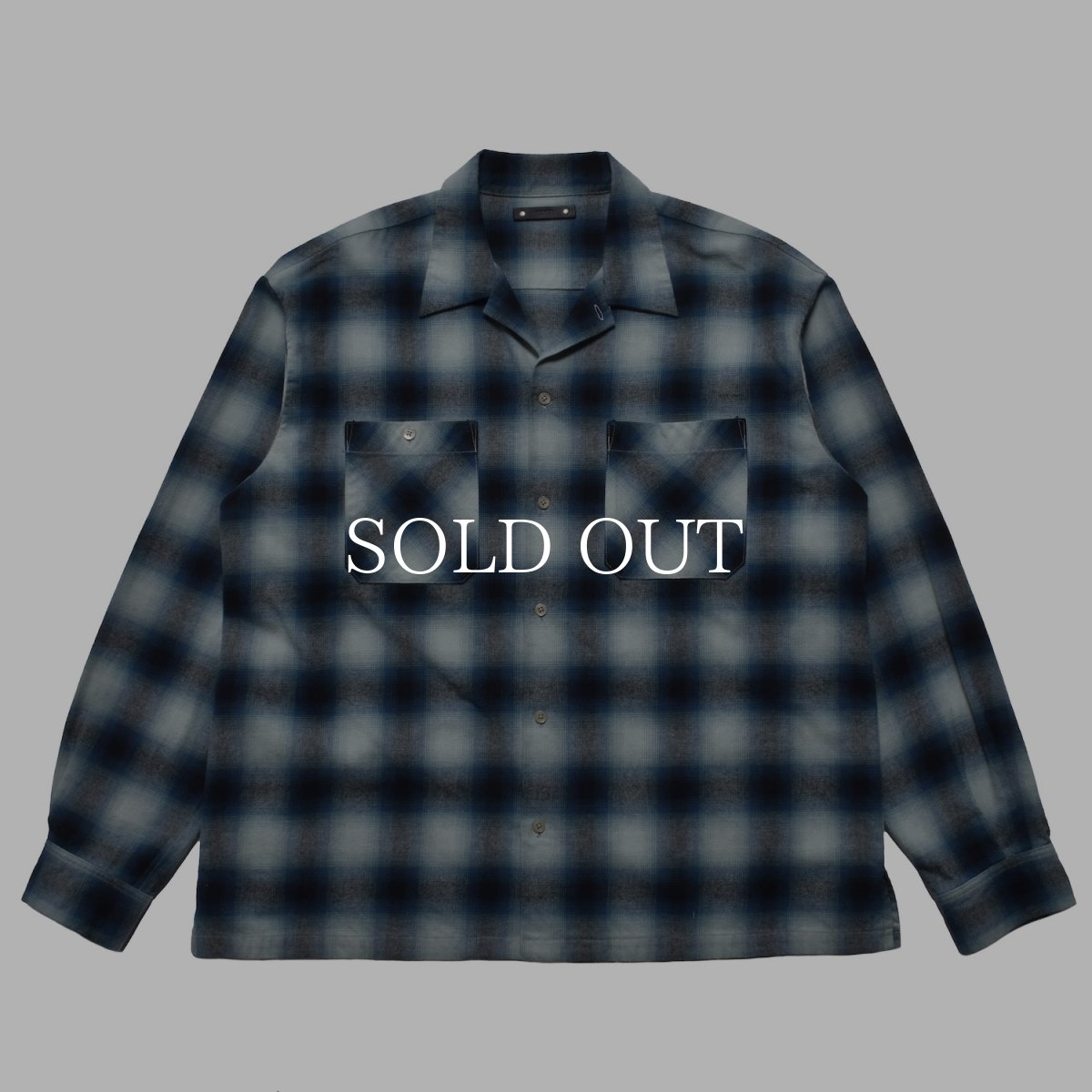 画像9: MINEDENIM  C.Flannel Ombre Open Collar SH (9)