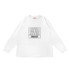 画像1: SWAGGER®  Frame Box Logo LS Tee (1)