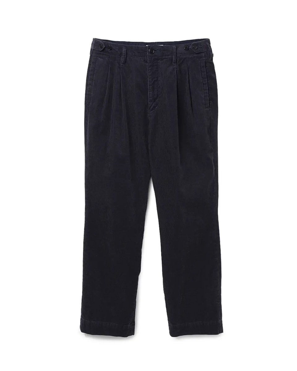 画像1: nonnative  OFFICER CHINO TROUSERS COTTON CORD SULFUR DYE (1)