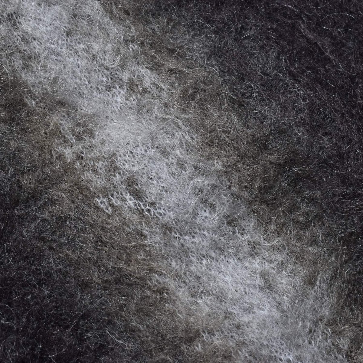 画像8: MINEDENIM  Fuzzy Stripe Mohair Knit Cardigan (8)