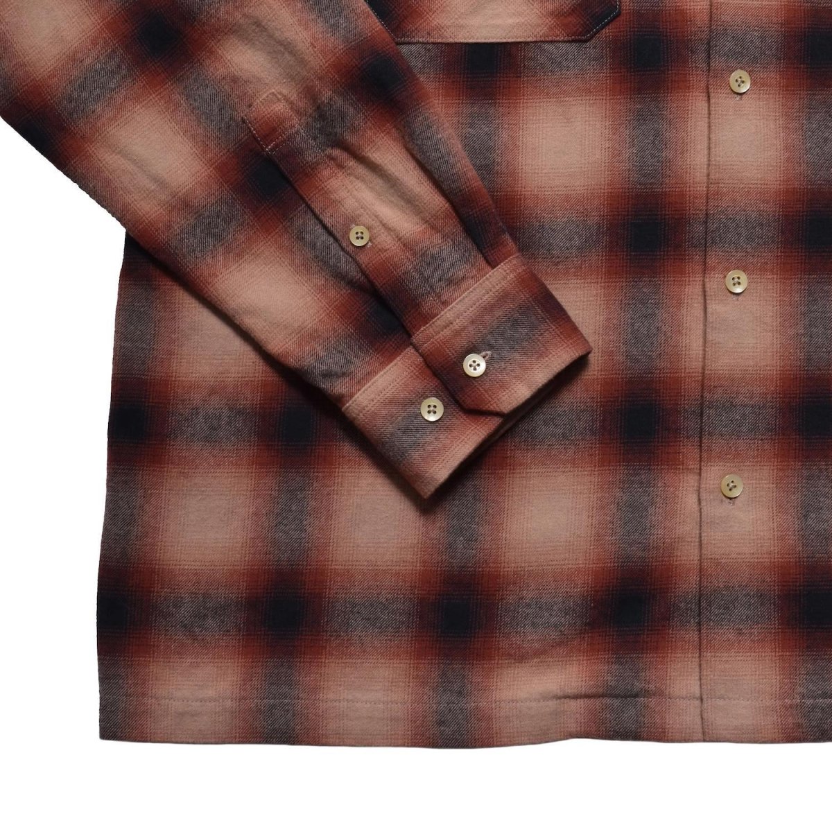 画像7: MINEDENIM  C.Flannel Ombre Open Collar SH (7)