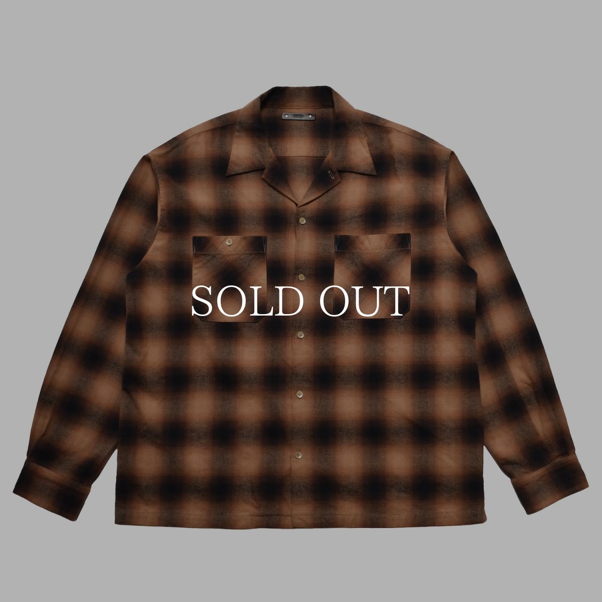 画像15: MINEDENIM  C.Flannel Ombre Open Collar SH (15)