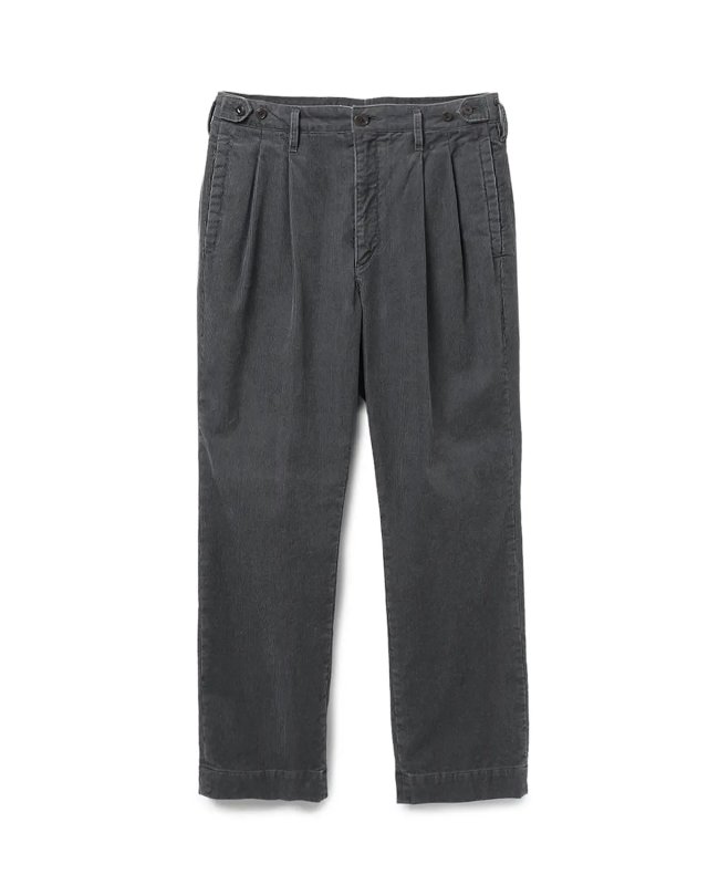 nonnative OFFICER CHINO TROUSERS COTTON CORD SULFUR DYE NN-P4712
