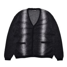画像16: MINEDENIM  Fuzzy Stripe Mohair Knit Cardigan (16)