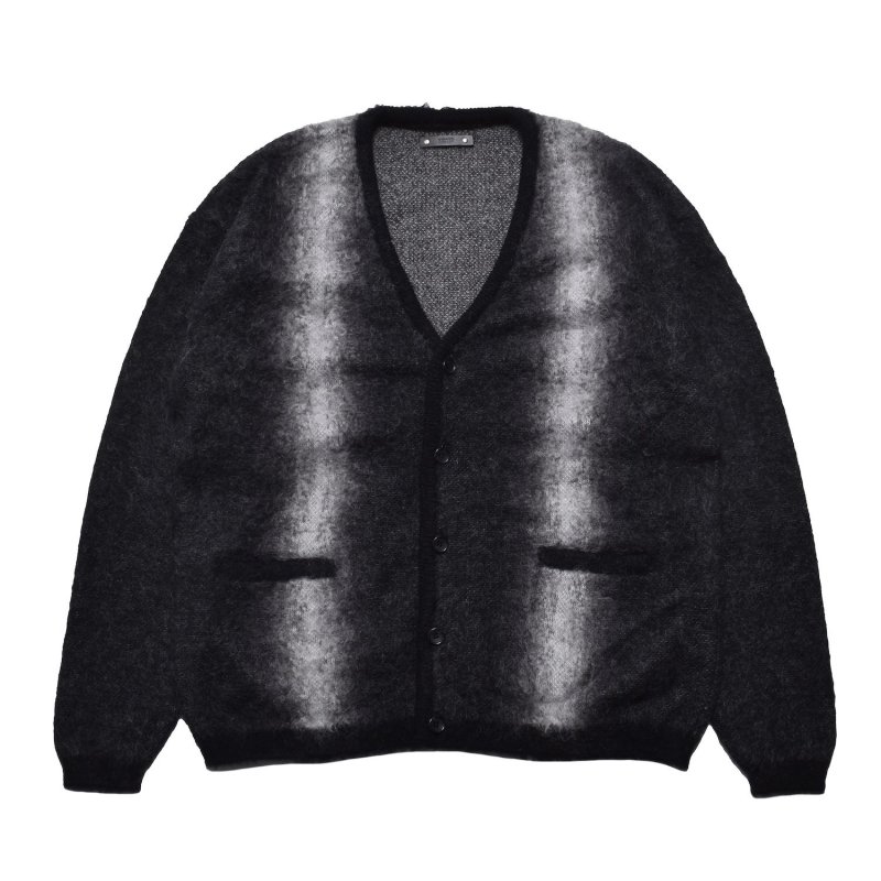 MINEDENIM パイル地 カーディガン MINEDENIM Fuzzy Stripe Mohair Knit Cardigan 2509-6001 公式通販