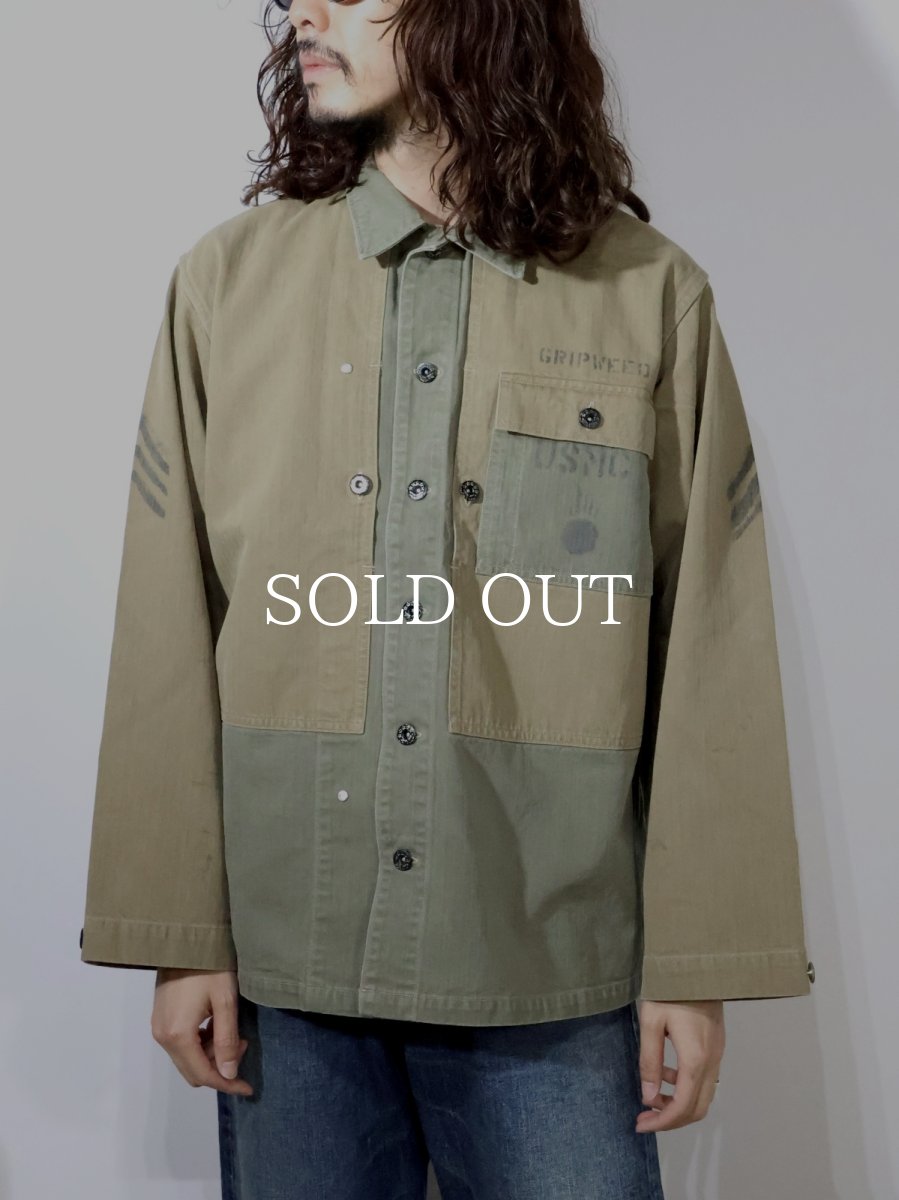 画像3: BOW WOW  USMC M44 HBT TWO-TONE JACKET AGED (3)