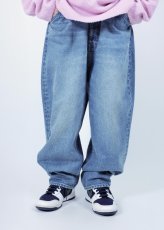 画像3: APPLEBUM  “Selena” Wide Tapered Denim Pants (Damage) (3)