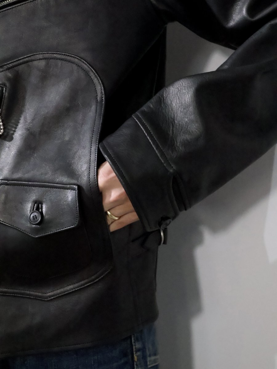 画像6: OLD JOE   PATINA HORSE-HIDE HENDRICK JACKET (6)