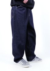 画像11: APPLEBUM  “Selena” Wide Tapered Denim Pants (One Wash) (11)