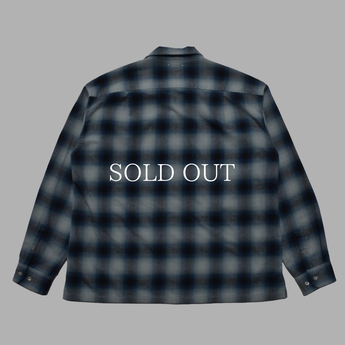 画像10: MINEDENIM  C.Flannel Ombre Open Collar SH (10)